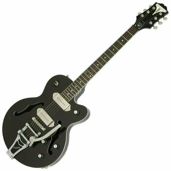 Halvakustisk guitar Epiphone ES WildKat Black Royale - 1