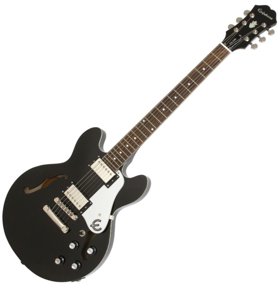 Halvakustisk gitarr Epiphone ES-339 Pro Black Royale