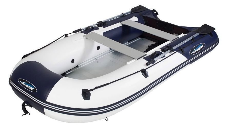 Uppblåsbar båt Gladiator Uppblåsbar båt B330AL 330 cm Vit-Blue