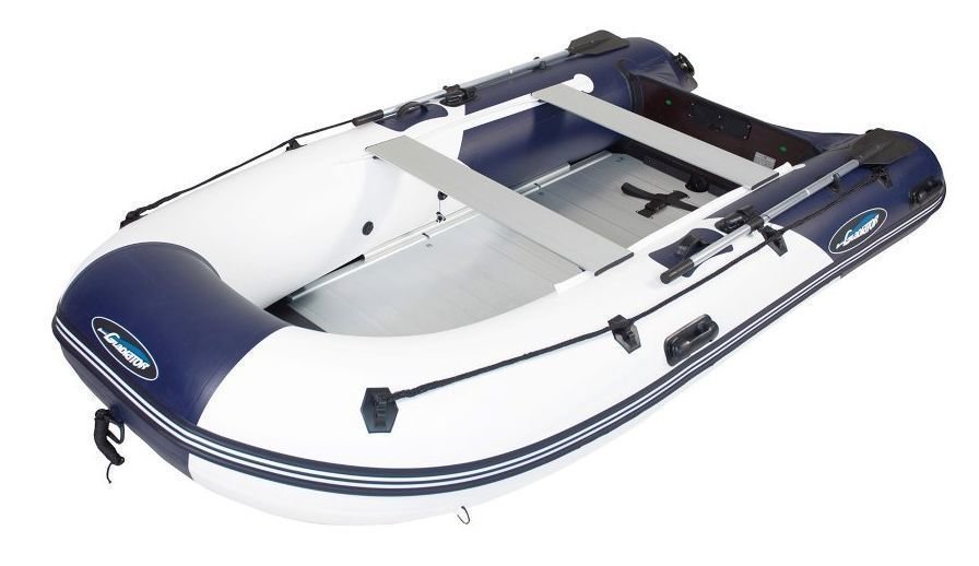 Inflatable Boat Gladiator Inflatable Boat B370AL 370 cm White-Blue