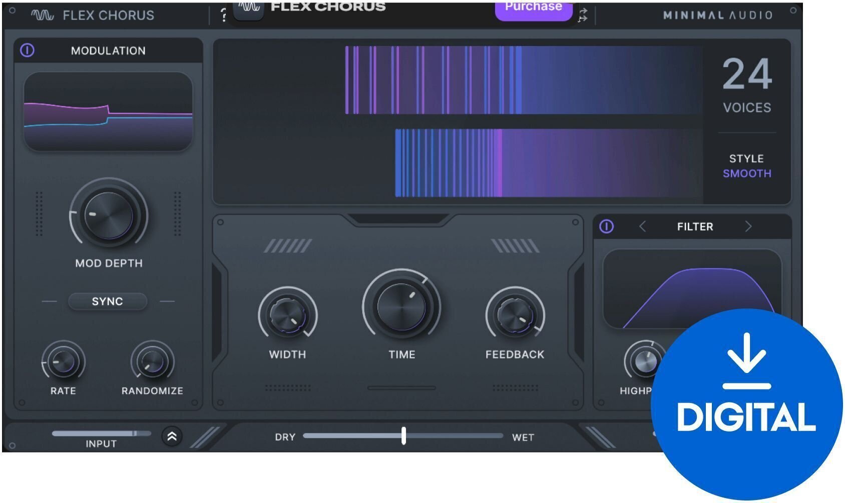Plug-Ins Software e Processori Effetti Minimal Audio Flex Chorus (Prodotto digitale)