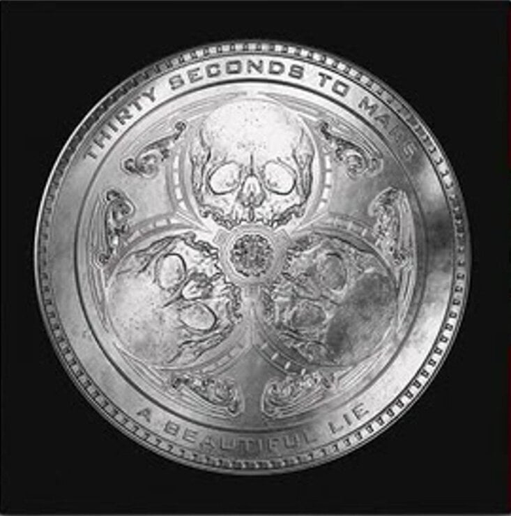 Disc de vinil Thirty Seconds To Mars - A Beautiful Lie (20th Anniversary Edition) (Red Coloured) (LP)