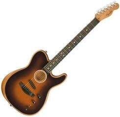 Chitarra Semiacustica Fender American Acoustasonic Telecaster Sunburst Chitarra Semiacustica
