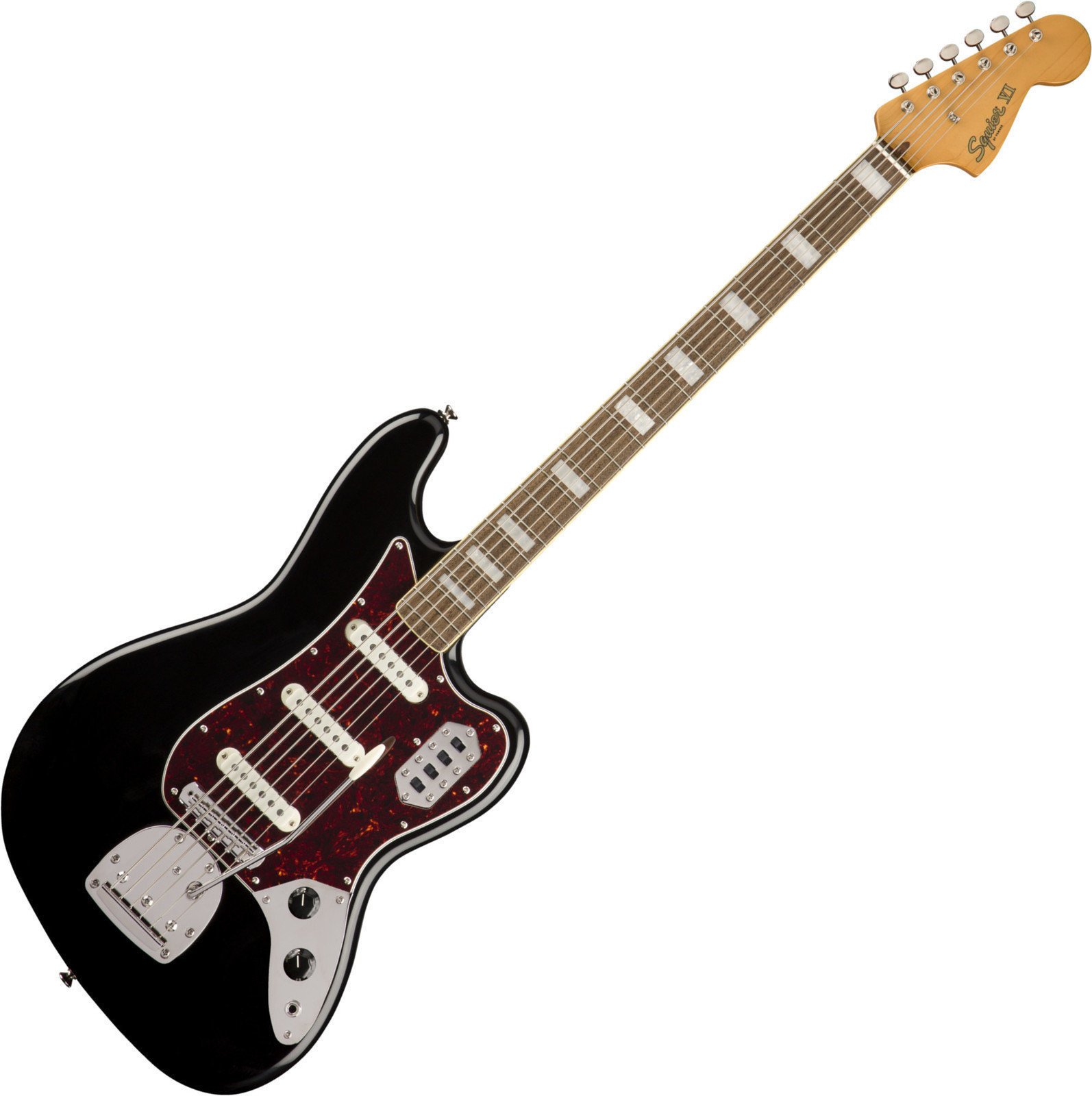 6-string Bassguitar Fender Squier Classic Vibe Bass VI IL Black