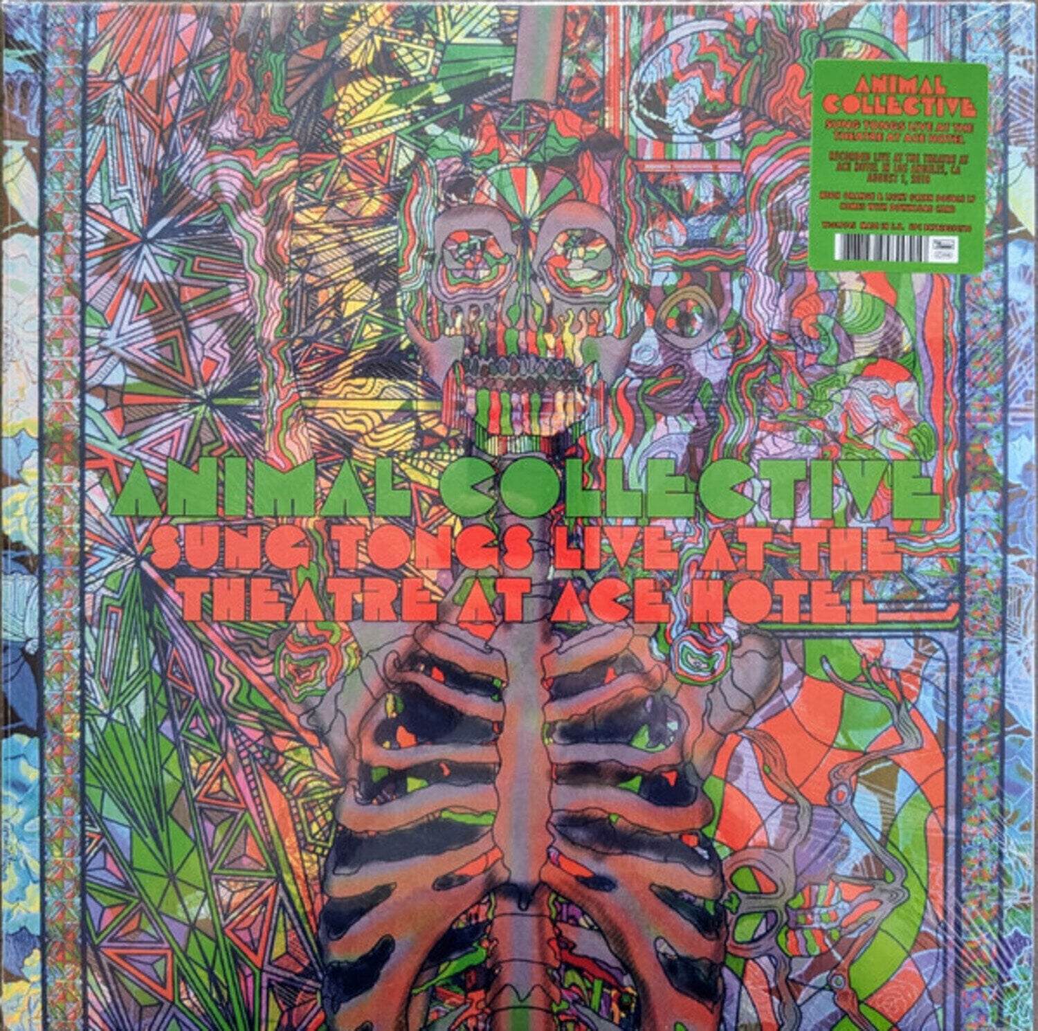 LP ploča Animal Collective - Sung Tongs Live At The Theatre At Ace Hotel (Reissue) (Anniversary Edition) (Neon Orange & Light Green Coloured) (2 LP)