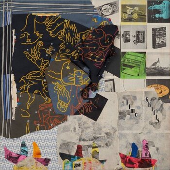 Disque vinyle Animal Collective - Time Skiffs (45 RPM) (Translucent Ruby Coloured) (2 LP) - 1