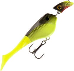 Headbanger Lures Shad Suspending 11 cm Chartreuse/Black
