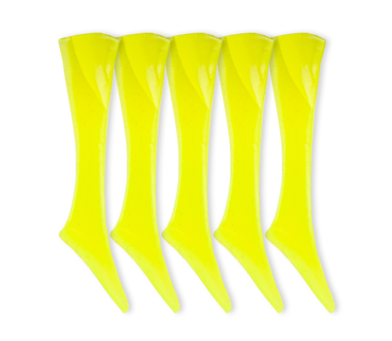 Fiskewobbler Headbanger Lures Shad 11 Tails Chartreuse Yellow