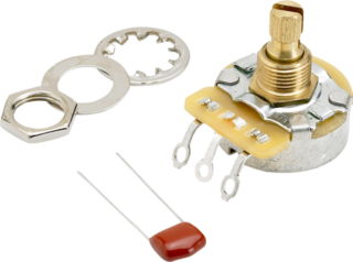 Kontrolknap Fender Potenciometer 250K Split Shaft Volume or Tone Kontrolknap