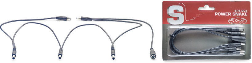 Cable adaptador de fuente de alimentación Stagg SPS DC 5 Cable adaptador de fuente de alimentación
