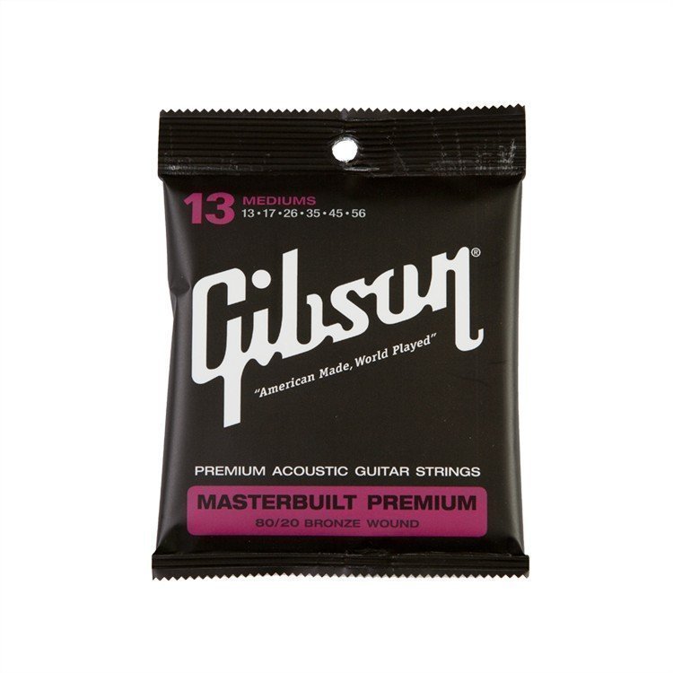 Kitaran kielet Gibson Masterbuilt Premium Phosphor 80/20 Bronze 13-56