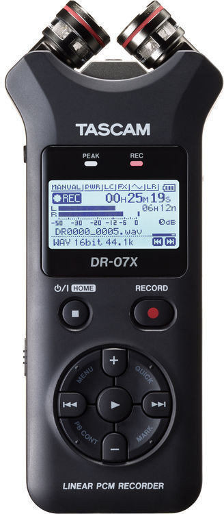 Draagbare digitale recorder Tascam DR-07X