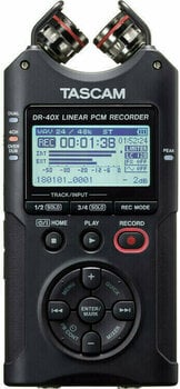 Portable Digital Recorder Tascam DR-40X Black - 1