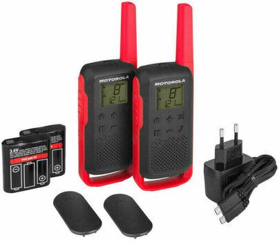Πομποδέκτης Φορητός VHF Motorola TLKR T62 Red - 1