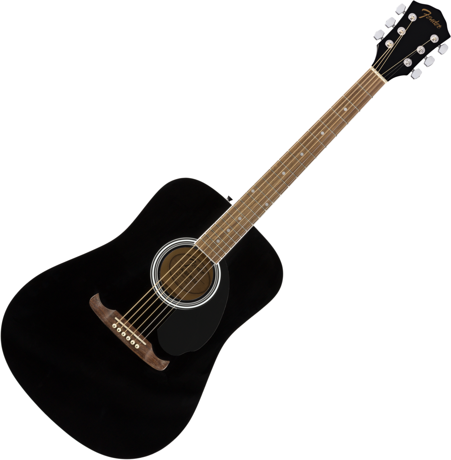 Akusztikus gitár Fender FA-125 WN Black