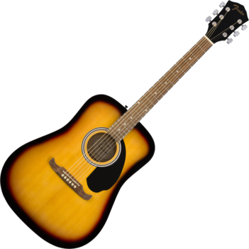 Dreadnought-gitarr Fender FA-125 WN Solbränd - 1