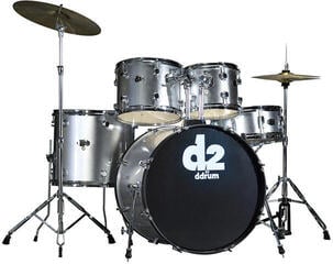DDRUM D2 Series 5-Set Brushed Silver