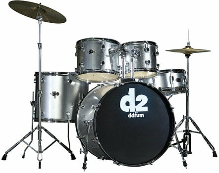 Akustická bicí souprava DDRUM D2 Brushed Silver - 1