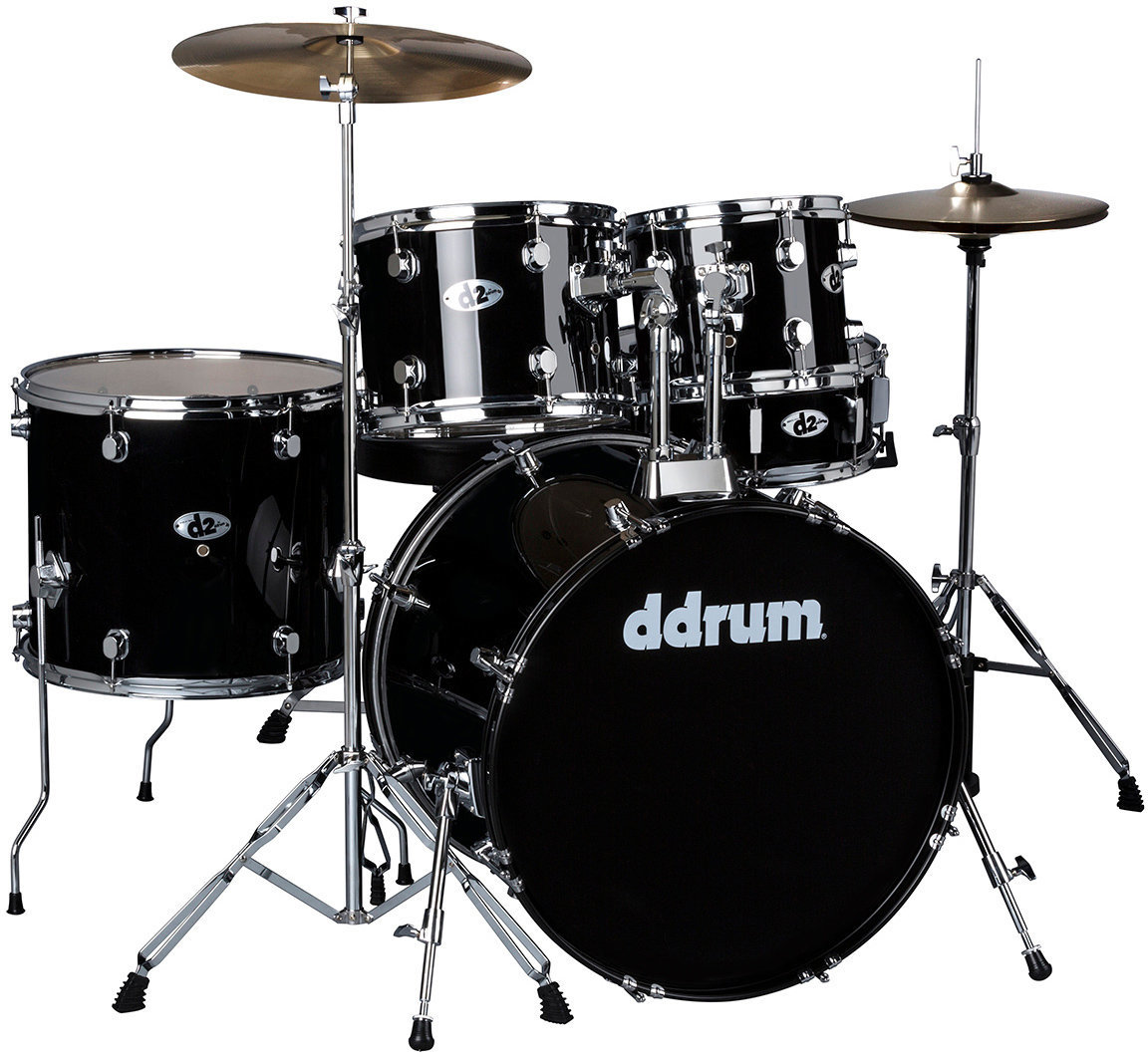 Akoestisch drumstel DDRUM D2 Series 5-Set Midnight Black