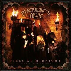 Disco de vinil Blackmore's Night - Fires At Midnight (Limited Edition) (Reissue) (Remastered) (Red/Black Marbled) (LP)