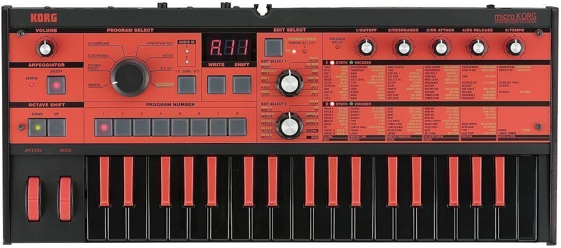 Synthesizer Korg microKORG Limited Edition Black/Red