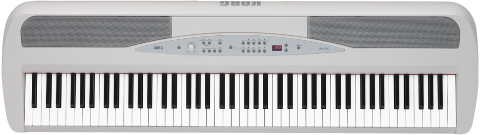 Piano de escenario digital Korg SP-280 White