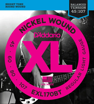 Bassguitar strings D'Addario EXL170BT - 1