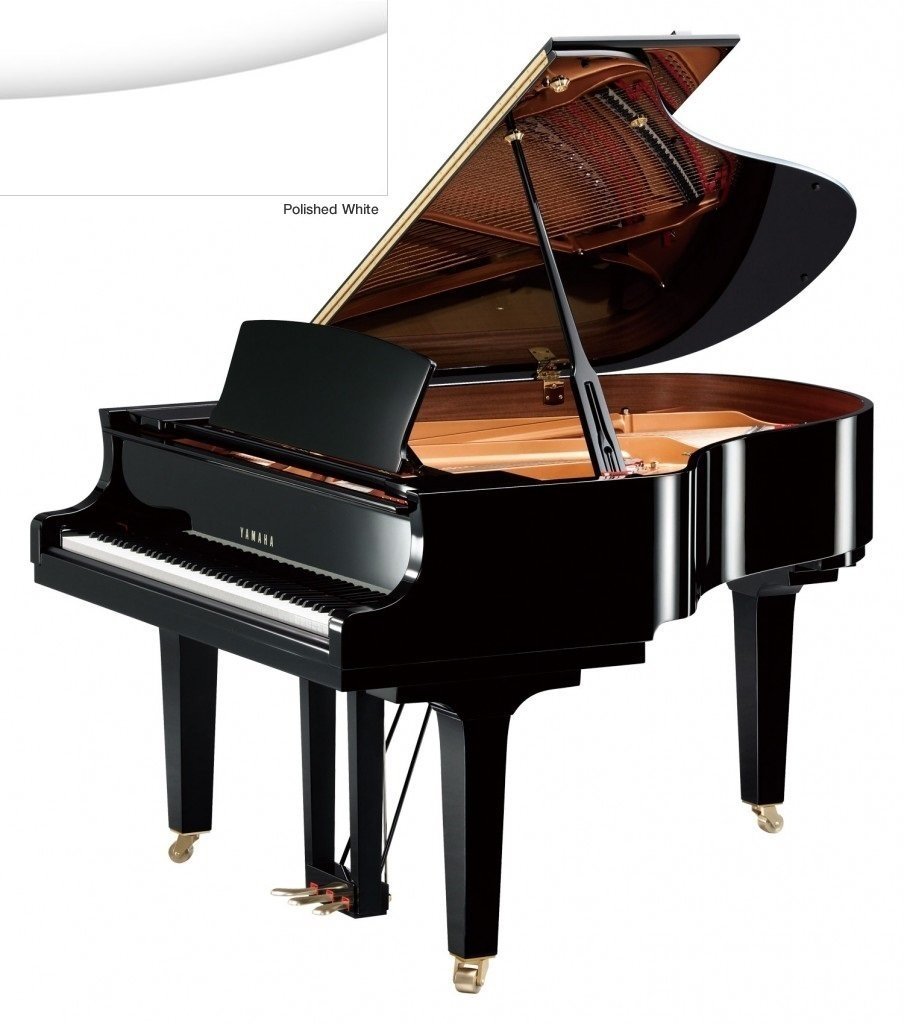 Akustični grand piano Yamaha C2X-PWH Grand Piano Polished White