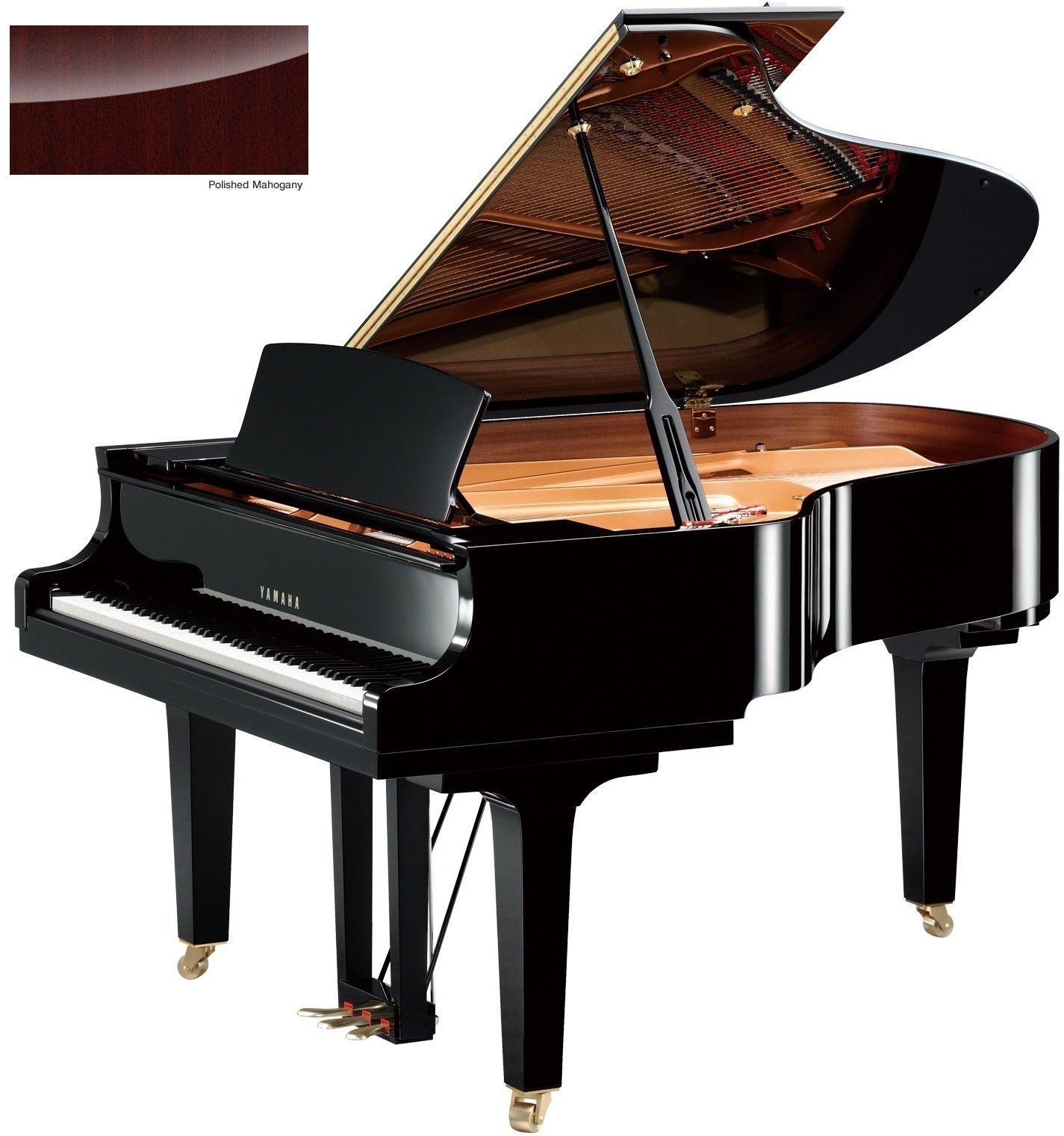 Akustické klavírne krídlo Yamaha C3X-PM Grand Piano Polished Mahogany