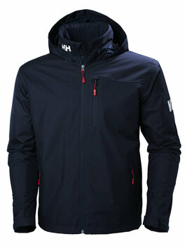 Giacca Helly Hansen Men's Crew Hooded Midlayer Giacca Navy S - 1