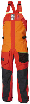 Pants Helly Hansen Skagen Offshore Bib Blaze Orange S - 1