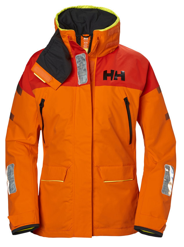 Jachetă Helly Hansen W Skagen Offshore Jacket Blaze Orange S