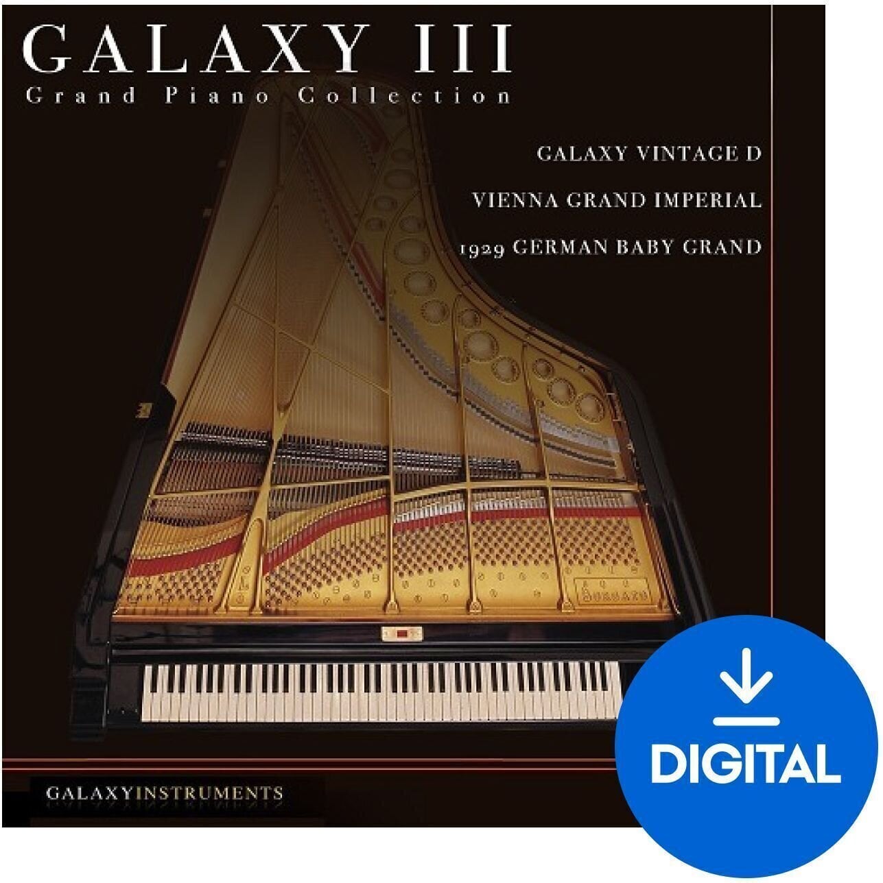 Sample/lydbibliotek Best Service Galaxy III Pianos (Digitalt produkt)
