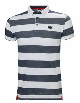 Shirt Helly Hansen Marstrand Polo Shirt Navy Stripe XL - 1