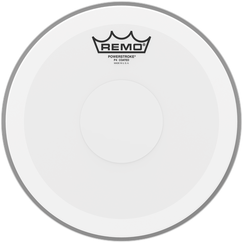 Kожа за барабан Remo P4-0112-C2 Powerstroke 4 Coated Clear Dot 12" Kожа за барабан