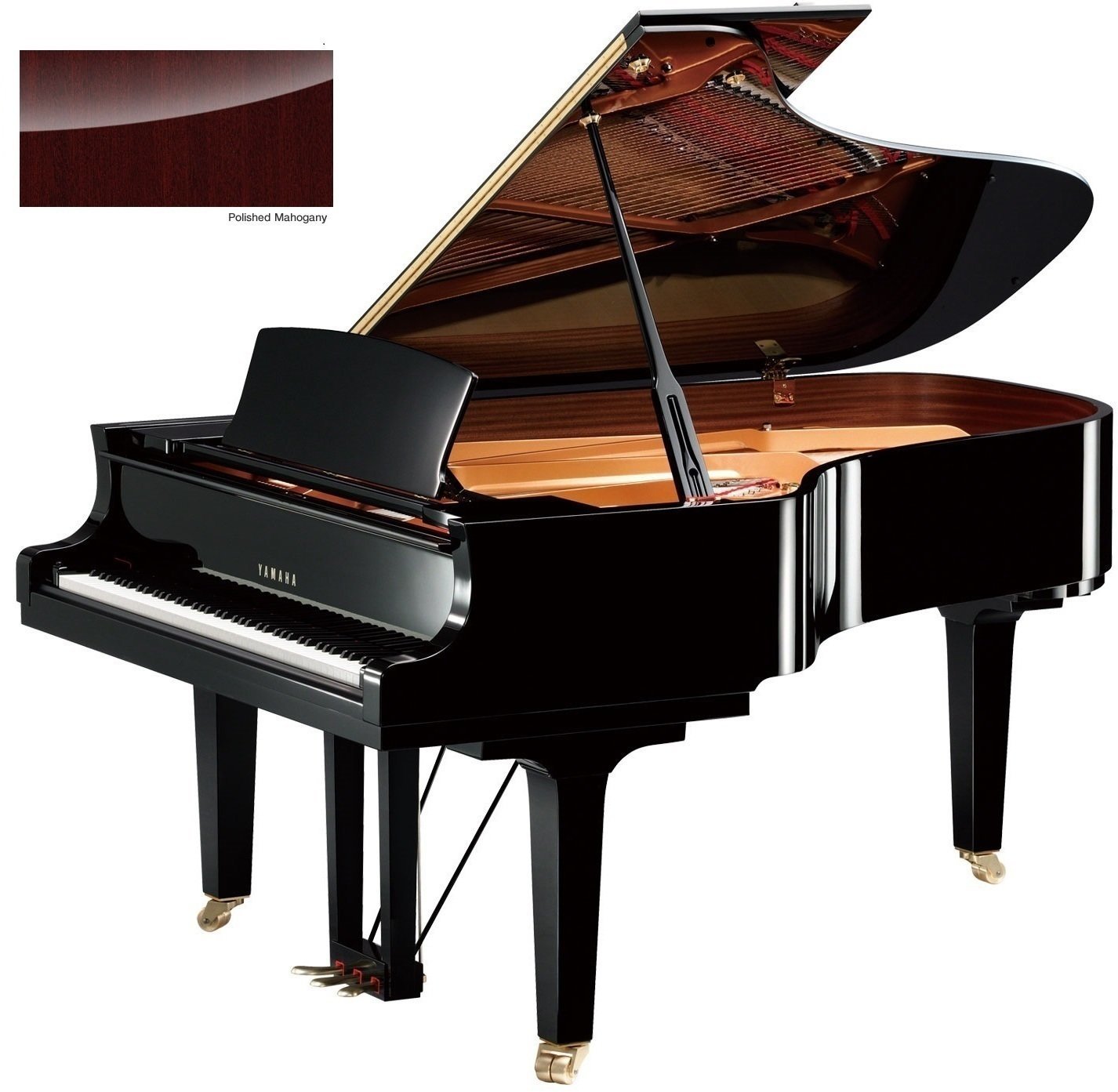 Ακουστικό Πιάνο Yamaha C5X-PM Grand Piano Polished Mahogany
