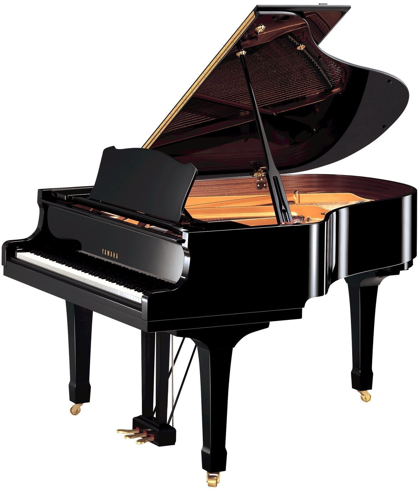 Grand Piano Yamaha C3 Studio Grand Piano Polished Ebony