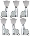 Gotoh SG381 04 L3 + R3 Chrome Ģitāras skaņošanas mašīnas (Kā jauns)