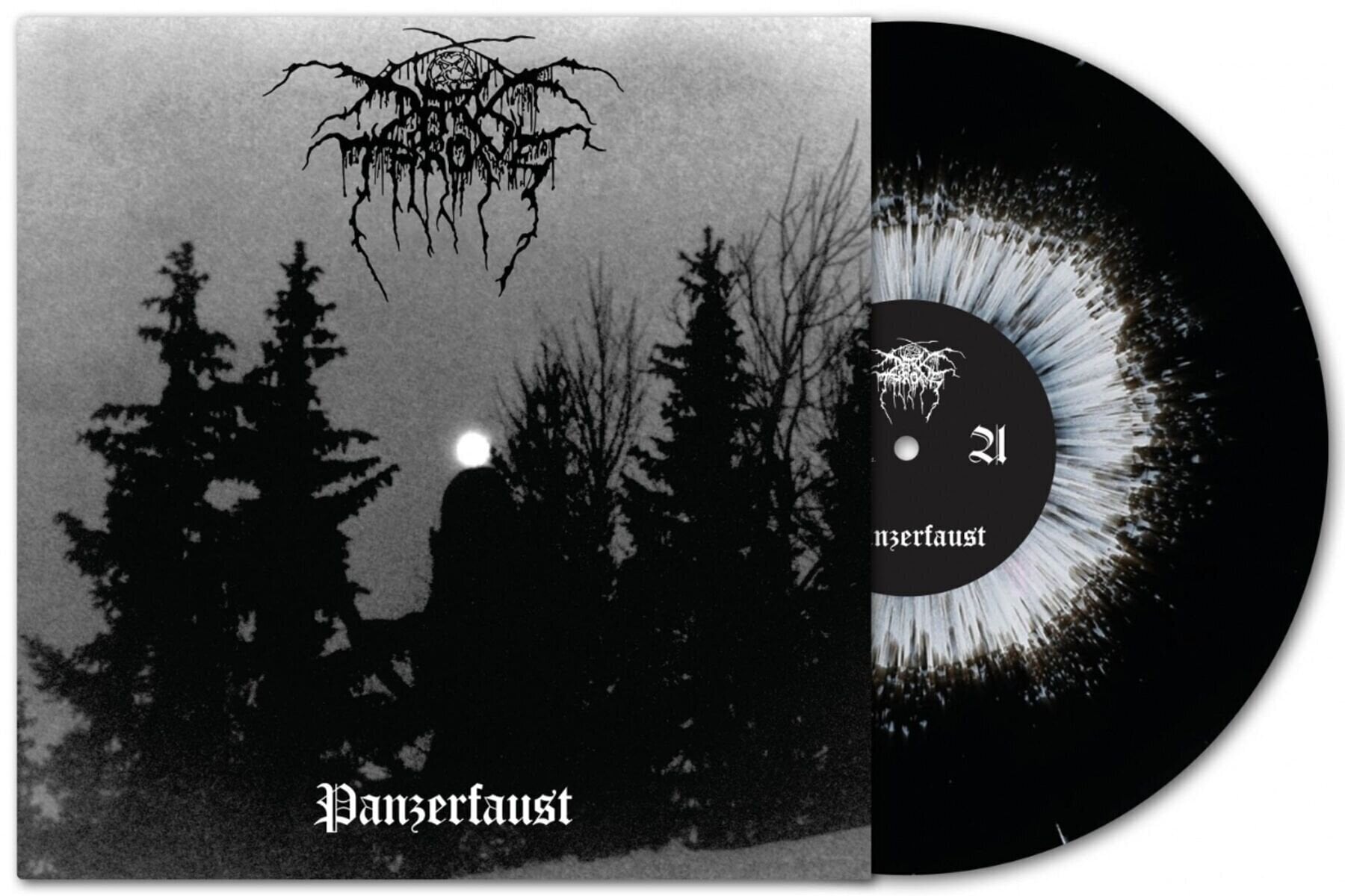 LP ploča Darkthrone - Panzerfaust (Anniversary/Limited Edition) (Black & White Splatter Coloured) (LP)