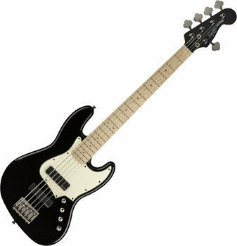 5-strängad basgitarr Fender Squier Contemporary Active Jazz Bass V HH MN Flat Black - 1