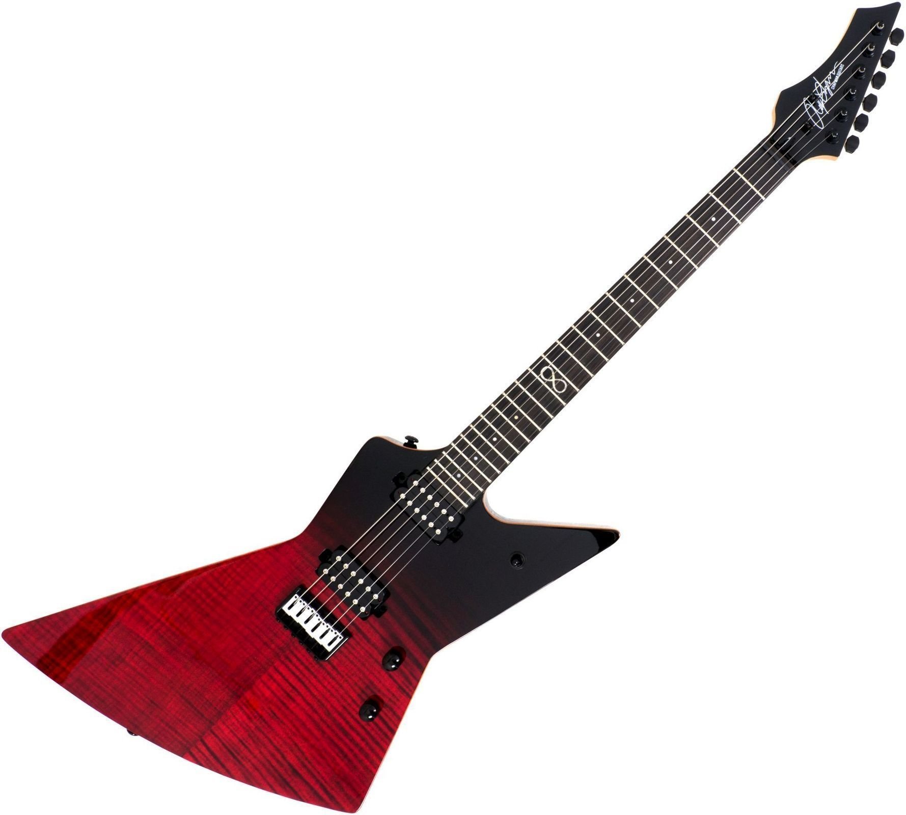 Elektrická kytara Chapman Guitars Ghost Fret Black Blood V2