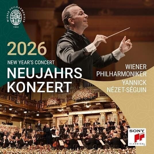 Glazbene CD Wiener Philharmoniker - Neujahrskonzert 2026 / New Year's Concert 2026 / Concert Du Nouvel an 2026 (2 CD)