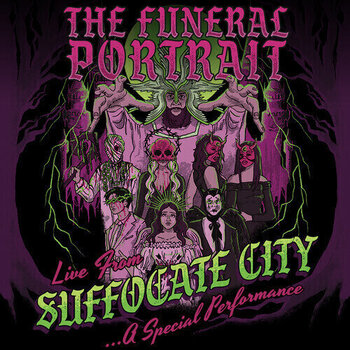 Disc de vinil The Funeral Portrait - Live From Suffocate City (Lime/Black Coloured) (140 g) (2 LP) - 1