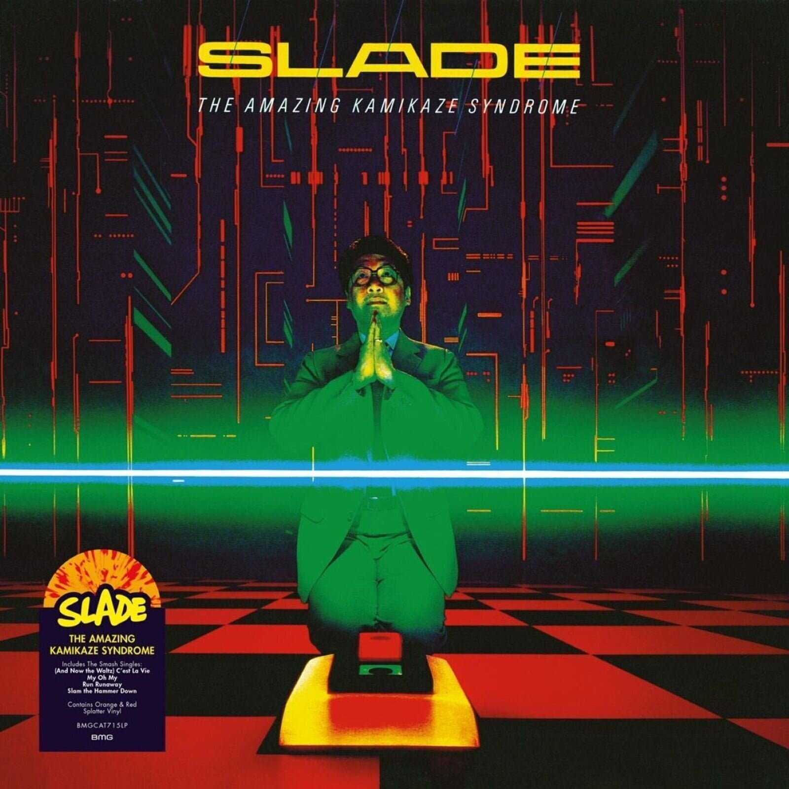 Disc de vinil Slade - The Amazing Kamikaze Syndrome (Reissue) (Orange And Red Splatter Coloured) (LP)