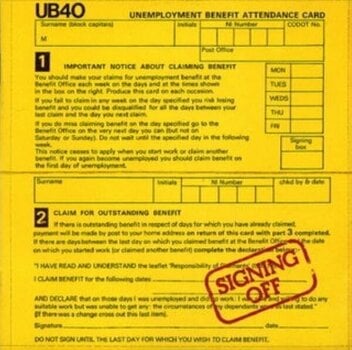 Disc de vinil UB40 - Signing Off (Reissue) (Limited Edition) (Translucent Red Coloured) (2 LP) - 1