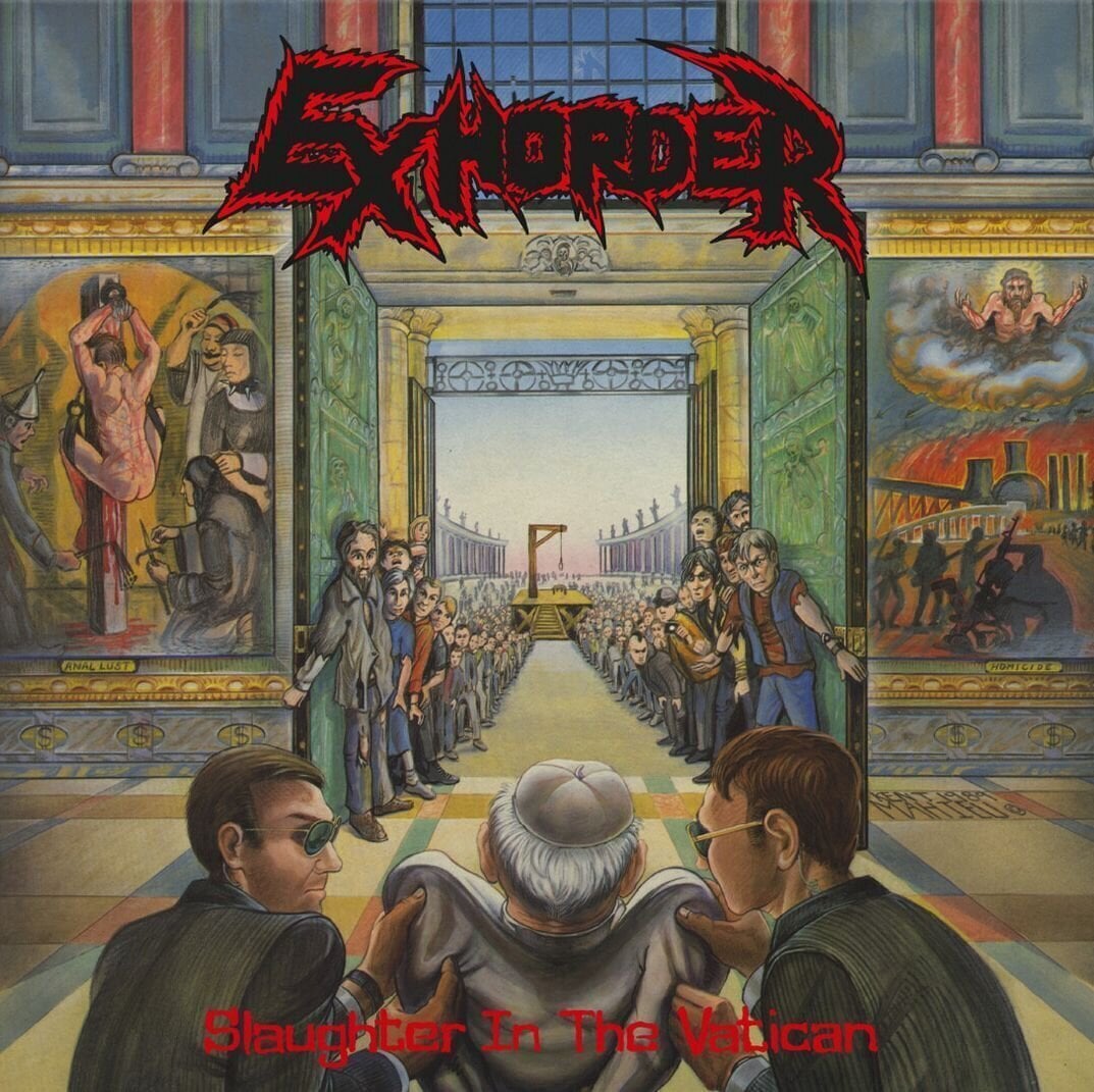 LP ploča Exhorder - Slaughter In The Vatican (Limited Edition) (Crystal Clear & Black Marbled Coloured) (180g) (LP)