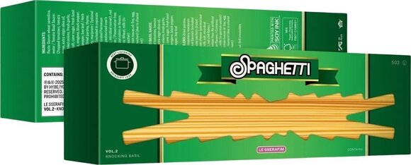 Muusika CD Le Sserafim - 1st Single Album ‘SPAGHETTI’ BASIL Version (CD) - 1
