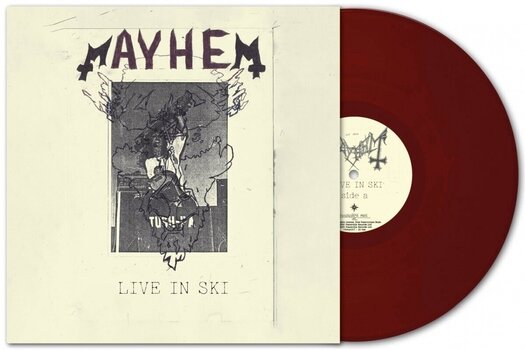 Vinyylilevy Mayhem - Live In Ski (RSD) (Limited Edition) (Oxblood Red Coloured) (12'' EP) - 1