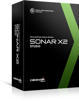 Hangszerkesztő Cakewalk Sonar X2 Studio Academic Edition