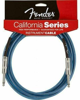 Cable de instrumento Fender California Instrument Cable - Lake Placid Blue 18' - 1